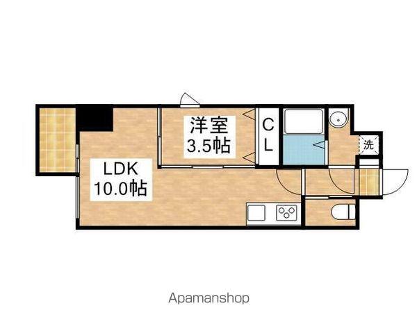 CATTLEYA GARDEN(1LDK/7階)の間取り写真