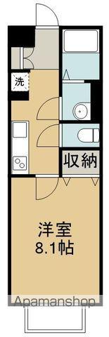 CREER中野栄(1K/1階)の間取り写真