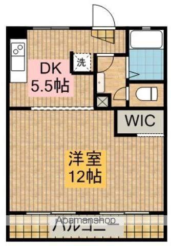 鈴木グリーンハイツ(1DK/1階)の間取り写真