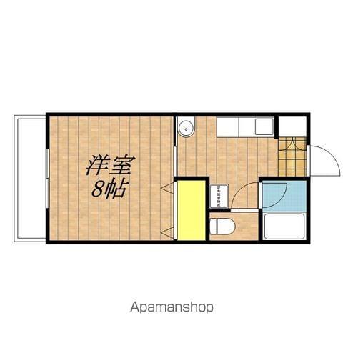 オリエントマンション21(1K/1階)の間取り写真