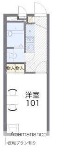 レオパレスK・K(1K/1階)の間取り写真