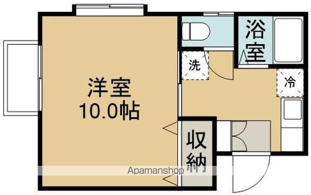 ノーブル砂山(1K/1階)の間取り写真