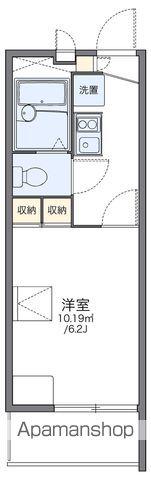 レオパレスニュー千葉ハイツB(1K/3階)の間取り写真