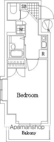 JEWEL西荻窪(1K/4階)の間取り写真