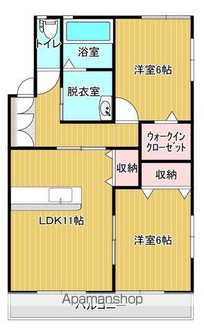 WINハウス(2LDK/2階)の間取り写真