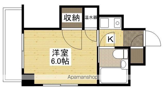 アルテミス安芸(1K/4階)の間取り写真