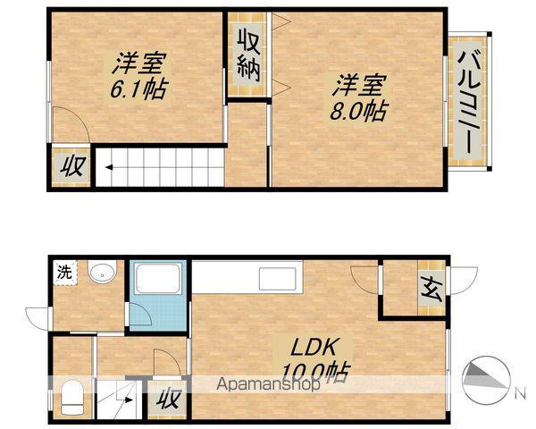 メゾンフェリシテ(2LDK)の間取り写真