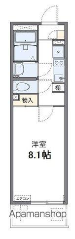 レオネクストコージーコートI(1K/2階)の間取り写真