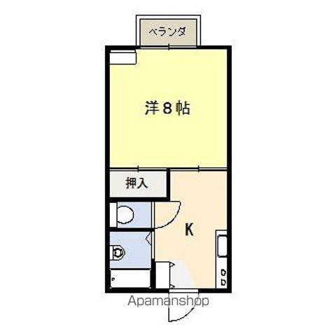 ジュネパレス7(1K/2階)の間取り写真