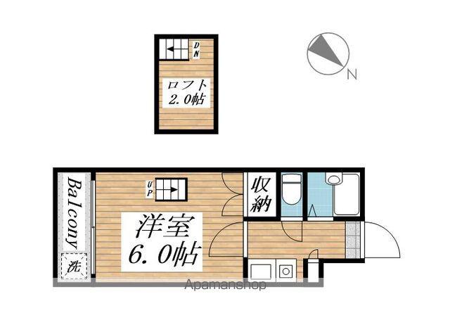 稗田町Aレジデンス(1K/1階)の間取り写真