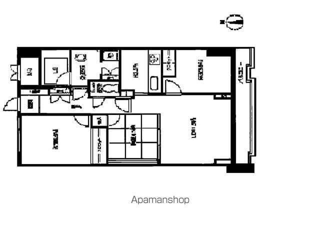 レジディア目白(3LDK/9階)の間取り写真