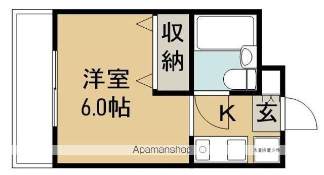 フェニックスマンション阿佐谷第2(1K/3階)の間取り写真