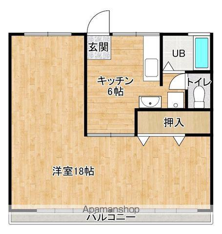 アヤメコーポ(1DK/2階)の間取り写真