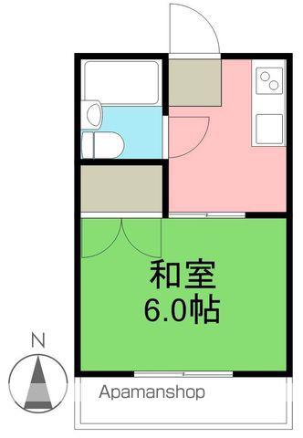 桜井コーポ(1K/2階)の間取り写真