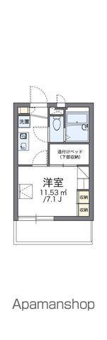 レオパレスSK(1K/2階)の間取り写真