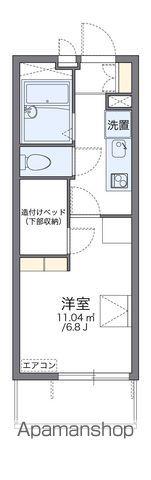 レオパレス十三Ⅱ(1K/1階)の間取り写真