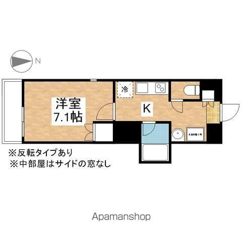 ラムセス大須(1K/12階)の間取り写真
