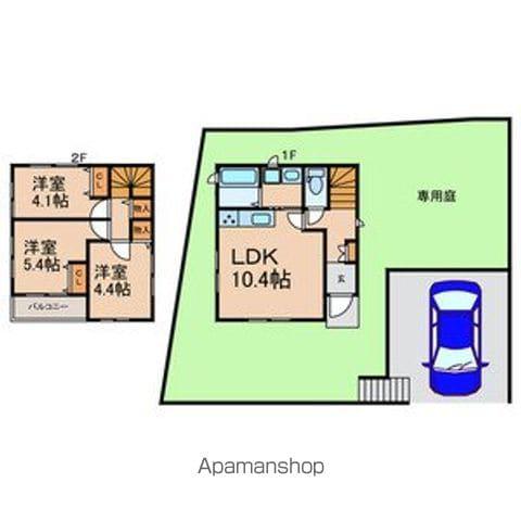 京成電鉄千原線 ちはら台駅 徒歩8分 2階建 築3年(3LDK)の間取り写真