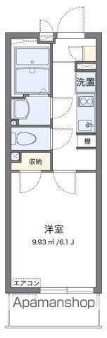 クレイノTMK(1K/1階)の間取り写真