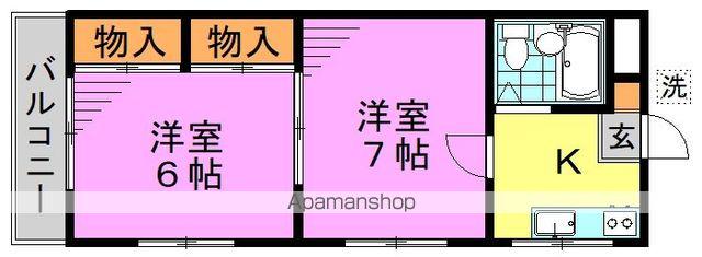 戸塚ハイツ 2階階 間取り