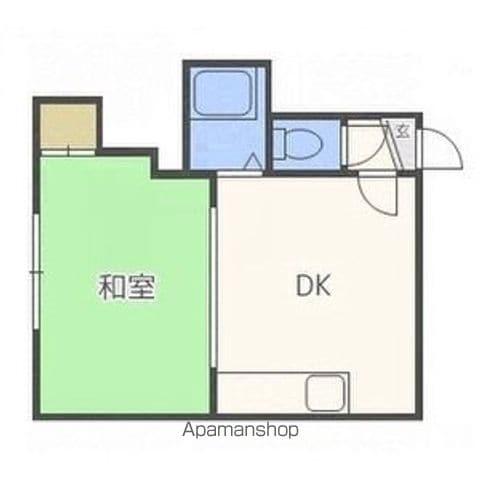 ハイツひろうみ(1DK/1階)の間取り写真