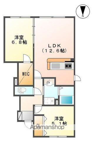 グランメゾン3(2LDK/1階)の間取り写真