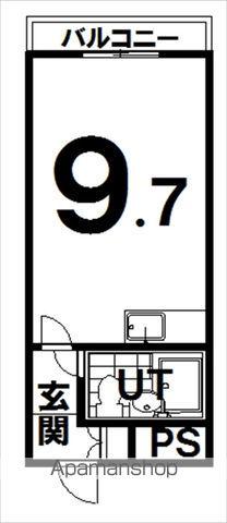 ニューライフ東2条(ワンルーム/5階)の間取り写真