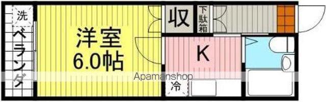 デージータウン元町(1K/5階)の間取り写真