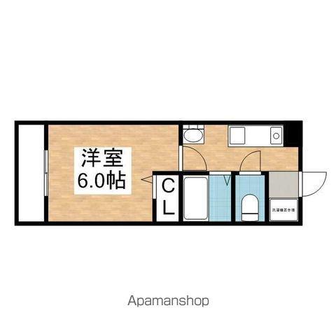 メゾン山本(1K/3階)の間取り写真