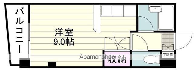 エントピア南林寺(1K/3階)の間取り写真