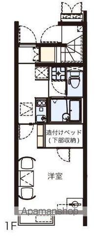 レオネクストクラインガルテン(1K/1階)の間取り写真