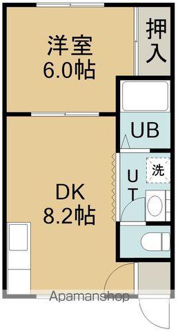 ピコハウス01(1DK/2階)の間取り写真