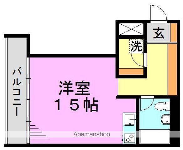 MT COURT(ワンルーム/4階)の間取り写真