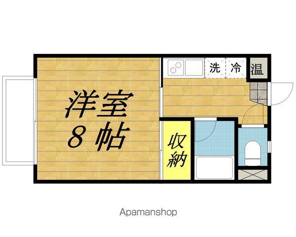 シャトーリオン南原Ⅰ(1K/2階)の間取り写真