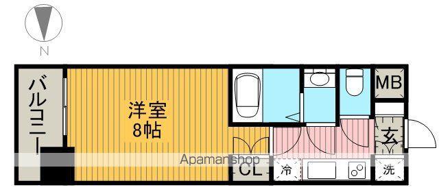 シエルブルー栄(1K/3階)の間取り写真