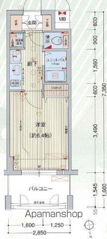 プレサンス上前津リラクシア(ワンルーム/14階)の間取り写真