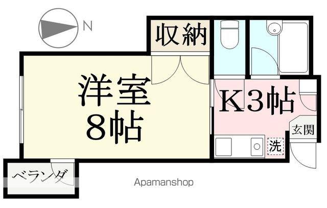 グレイシーエスト(1K/3階)の間取り写真