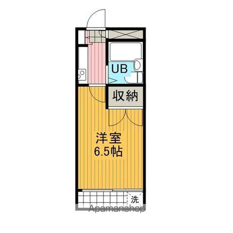 コルシカ21ビル(1K/3階)の間取り写真