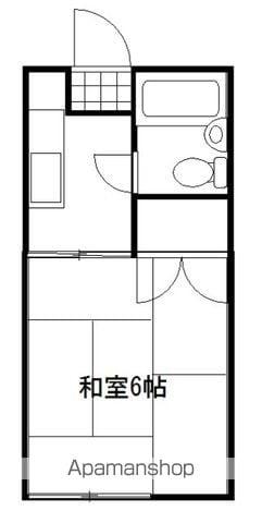 MPO酒々井Ⅰ(1K/2階)の間取り写真