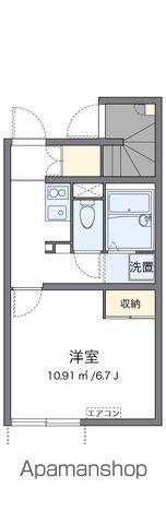 レオパレス水門町(1K/1階)の間取り写真