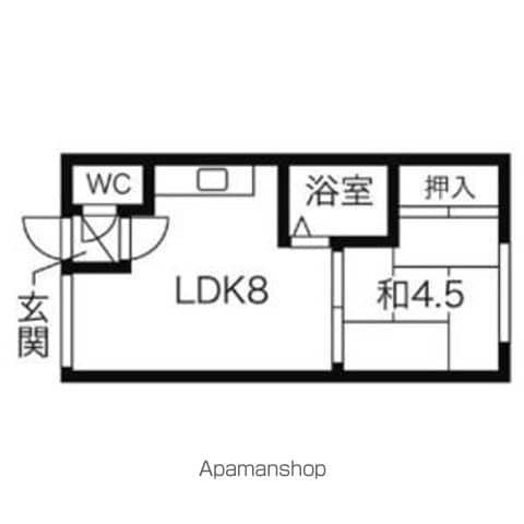 享ハイツ(1LDK/1階)の間取り写真