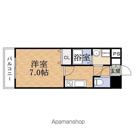 FORESTGARDEN今福鶴見4(1K/10階)の間取り写真