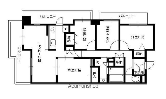 グランドメゾン小幡緑地(4LDK/2階)の間取り写真