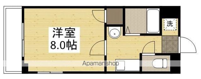 アレグリア内山下(1K/8階)の間取り写真