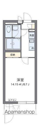 クレイノハイツサングリーンⅡ(1K/1階)の間取り写真