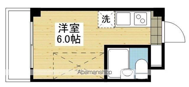 アルト高砂(ワンルーム/3階)の間取り写真