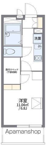 レオパレスMINOWA(1K/2階)の間取り写真