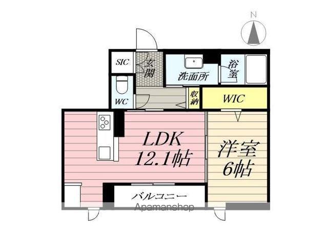 ブルームステージ(1LDK/1階)の間取り写真