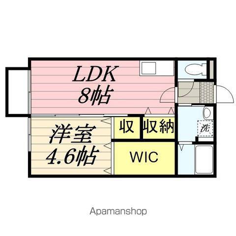 NR21(1LDK/2階)の間取り写真