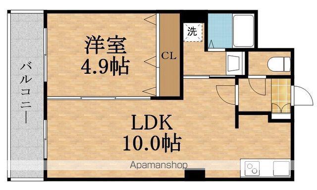 NORDEN TOWER SHINOSAKA PREMIUM(1LDK/22階)の間取り写真